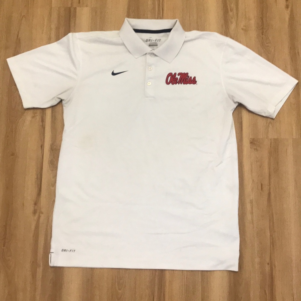 Ole miss men’s Nike dri fit polo